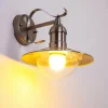 hofstein Applique murale d'extérieur Broni Acier inoxydable, 1 lumière