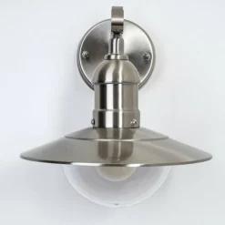 hofstein Applique murale d'extérieur Broni Acier inoxydable, 1 lumière