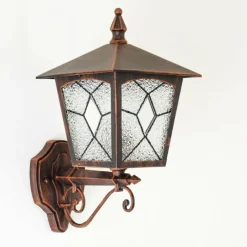 hofstein Applique murale d'extérieur TOK Brun, Rouille, 1 lumière