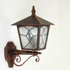 hofstein Applique murale d'extérieur TOK Brun, Rouille, 1 lumière