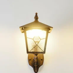 hofstein Applique murale d'extérieur TOK Brun, Rouille, 1 lumière