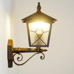 hofstein Applique murale d'extérieur TOK Brun, Rouille, 1 lumière