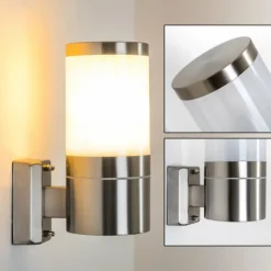 hofstein Applique murale d'extérieur TOLSONA Acier inoxydable, 1 lumière