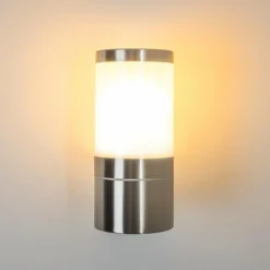 hofstein Applique murale d'extérieur TOLSONA Acier inoxydable, 1 lumière