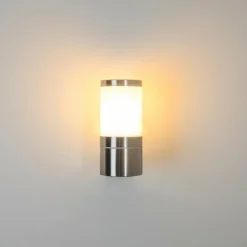 hofstein Applique murale d'extérieur TOLSONA Acier inoxydable, 1 lumière