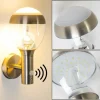hofstein Applique murale d'extérieur CORDOVA LED Acier inoxydable, 1 lumière