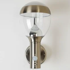 hofstein Applique murale d'extérieur CORDOVA LED Acier inoxydable, 1 lumière