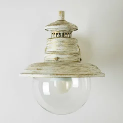 hofstein Applique murale d'extérieur FOX Blanc, 1 lumière