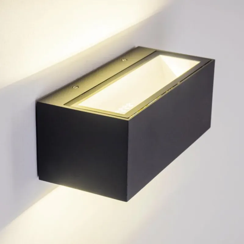 hofstein Applique murale d'extérieur GEMINI LED Anthracite, 1 lumière