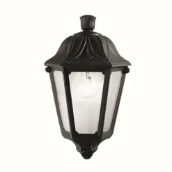 Luminaires Ideallux Applique murale d'extérieur Ideal Lux ANNA Noir, 1 lumière