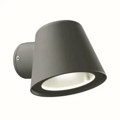Luminaires Ideallux Applique murale d'extérieur Ideal Lux GAS Anthracite, 1 lumière