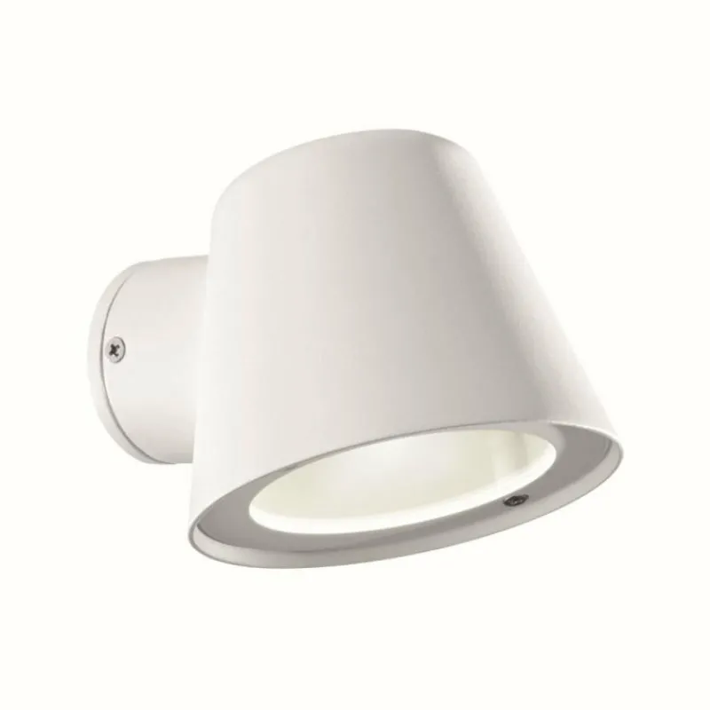 Luminaires Ideallux Applique murale d'extérieur Ideal Lux GAS Blanc, 1 lumière
