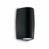 Luminaires Ideallux Applique murale d'extérieur Ideal Lux KEOPE Noir, 2 lumières