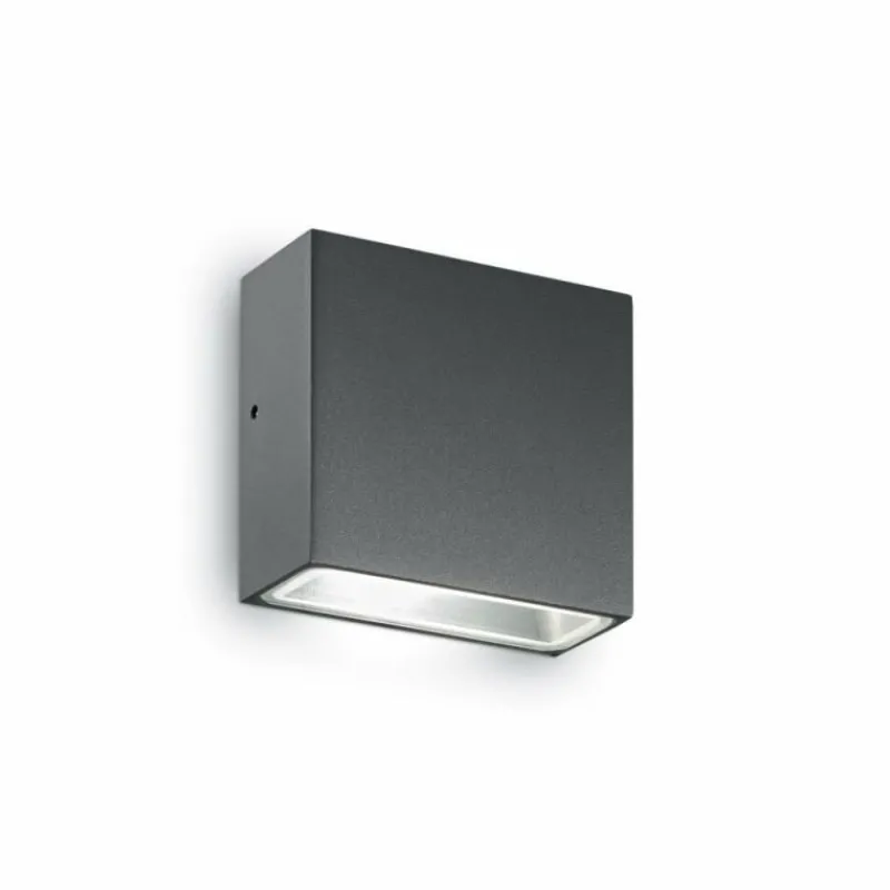 Luminaires Ideallux Applique murale d'extérieur Ideal Lux TETRIS Anthracite, 1 lumière