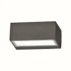 Luminaires Ideallux Applique murale d'extérieur Ideal Lux TWIN Anthracite, 1 lumière