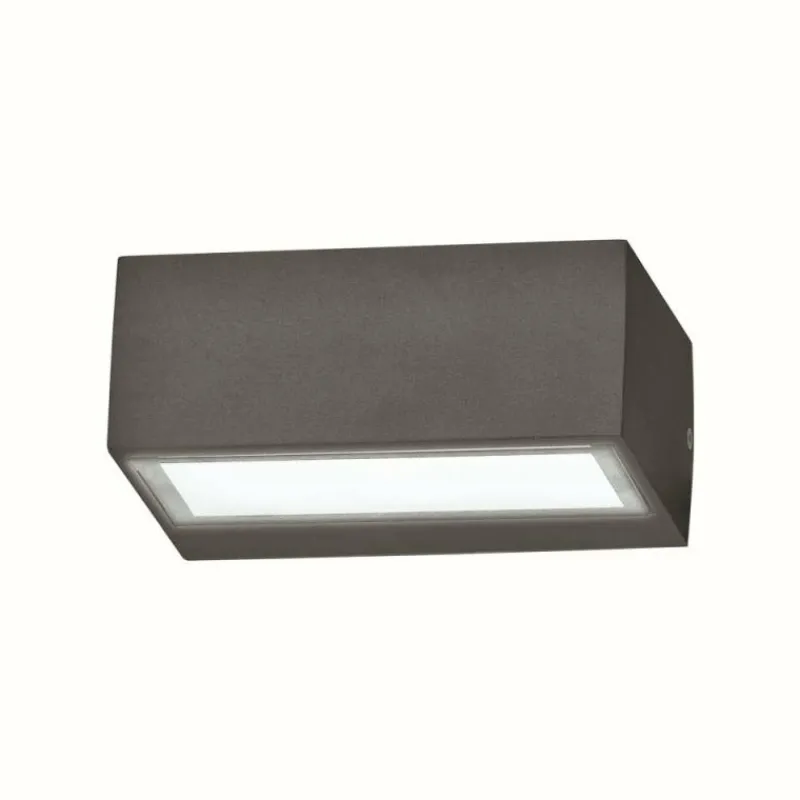 Luminaires Ideallux Applique murale d'extérieur Ideal Lux TWIN Anthracite, 1 lumière