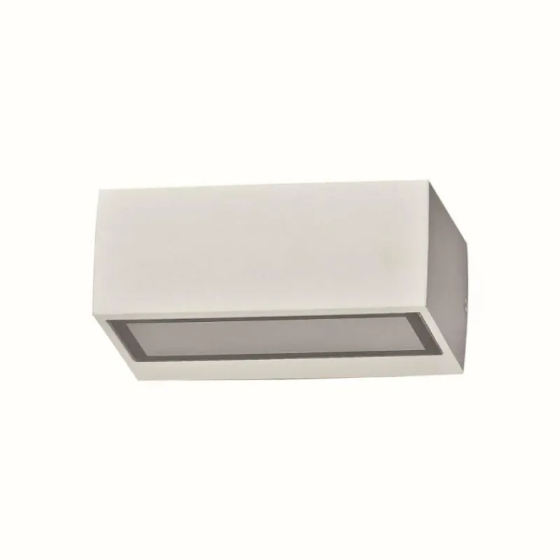 Luminaires Ideallux Applique murale d'extérieur Ideal Lux TWIN Blanc, 1 lumière