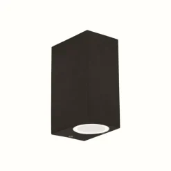 Luminaires Ideallux Applique murale d'extérieur Ideal Lux UP Noir, 2 lumières