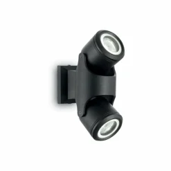 Luminaires Ideallux Applique murale d'extérieur Ideal Lux XENO Noir, 2 lumières