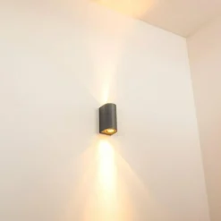 hofstein Applique murale d'extérieur Boda Gris, 2 lumières