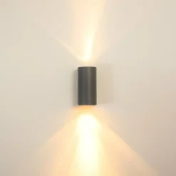 hofstein Applique murale d'extérieur Boda Gris, 2 lumières