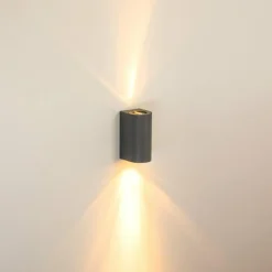 hofstein Applique murale d'extérieur Boda Gris, 2 lumières