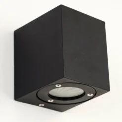 hofstein Applique murale d'extérieur Orsa LED Noir, 2 lumières