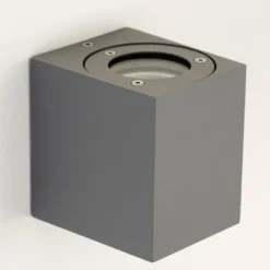 hofstein Applique murale d'extérieur Orsa LED Gris, 2 lumières