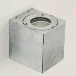 hofstein Applique murale d'extérieur Orsa LED Zingué, 2 lumières