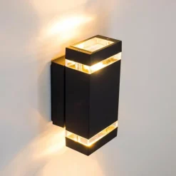 hofstein Applique murale d'extérieur Edevik Anthracite, 2 lumières