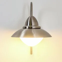 hofstein Applique murale d'extérieur Gielas Acier inoxydable, 1 lumière