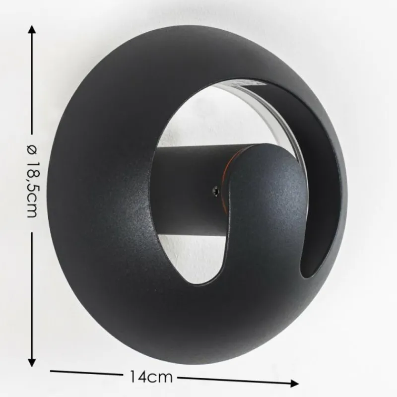 hofstein Applique murale d'extérieur VAGGE LED Anthracite, 1 lumière