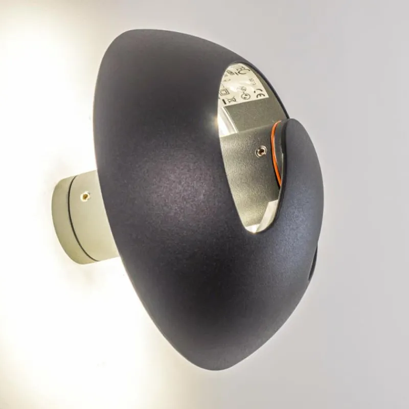 hofstein Applique murale d'extérieur VAGGE LED Anthracite, 1 lumière