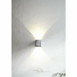 Luminaires Nordlux Applique murale d'extérieur Nordlux Canto Kubi LED Zingué, 2 lumières