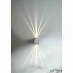 Luminaires Nordlux Applique murale d'extérieur Nordlux Canto Kubi LED Zingué, 2 lumières