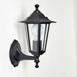 hofstein Applique murale d'extérieur Valtimo Noir, 1 lumière