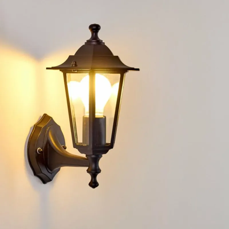 hofstein Applique murale d'extérieur Valtimo Noir, 1 lumière