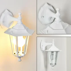 hofstein Applique murale d'extérieur Valtimo Blanc, 1 lumière