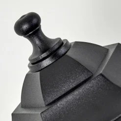 hofstein Applique murale d'extérieur Valtimo Noir, 1 lumière, Détecteur de mouvement