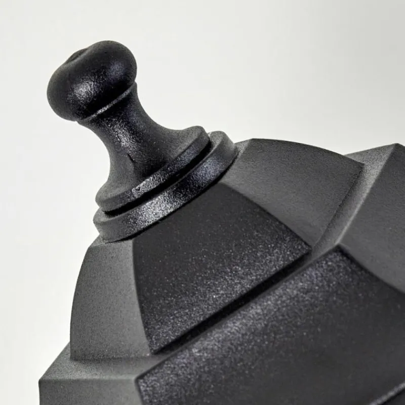 hofstein Applique murale d'extérieur Valtimo Noir, 1 lumière, Détecteur de mouvement