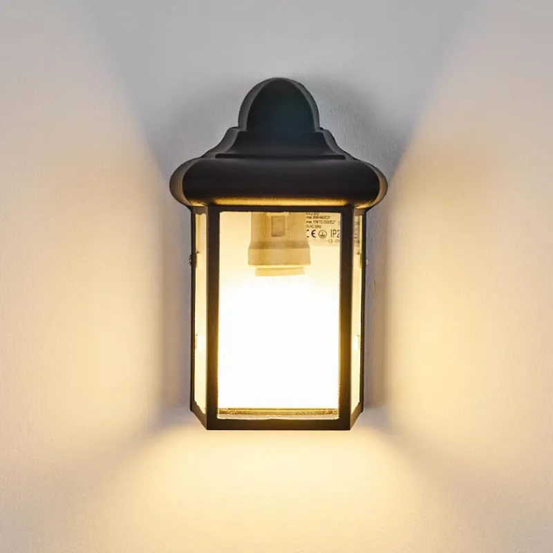 hofstein Applique murale d'extérieur Murto Noir, 1 lumière