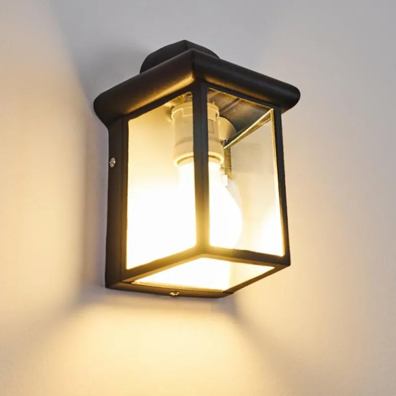 hofstein Applique murale d'extérieur Murto Noir, 1 lumière