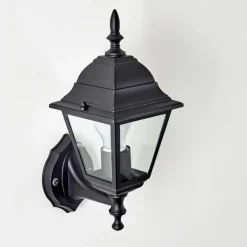 hofstein Applique murale d'extérieur Murto Noir, 1 lumière