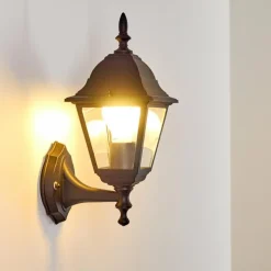 hofstein Applique murale d'extérieur Murto Noir, 1 lumière