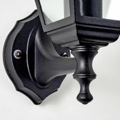 hofstein Applique murale d'extérieur Murto Noir, 1 lumière