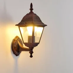 hofstein Applique murale d'extérieur Murto Rouille, 1 lumière