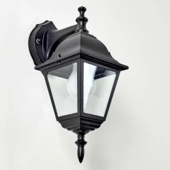 hofstein Applique murale d'extérieur Murto Noir, 1 lumière