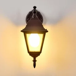 hofstein Applique murale d'extérieur Murto Noir, 1 lumière