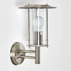 hofstein Applique murale d'extérieur Mulo Acier inoxydable, 1 lumière