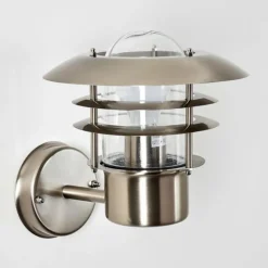hofstein Applique murale d'extérieur Juva Acier inoxydable, 1 lumière